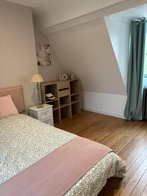 Un ou plusieurs lits dans un hébergement de l'établissement La closerie de BelleVue