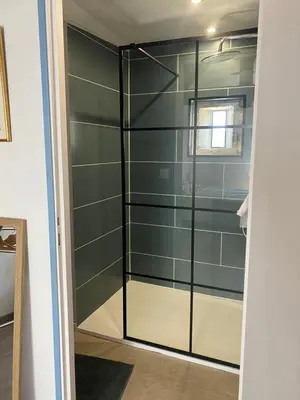 Salle de bains dans l'établissement Casa Luna