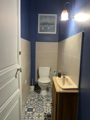 Salle de bains dans l'établissement Maison de charme Hyper centre