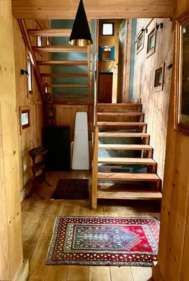 Plan de l'établissement Une jolie Maison en bois au bord de l'Indre