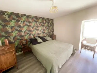 Un ou plusieurs lits dans un hébergement de l'établissement Gîte paisible 2 chambres près de Tours et Amboise - FR-1-381-628