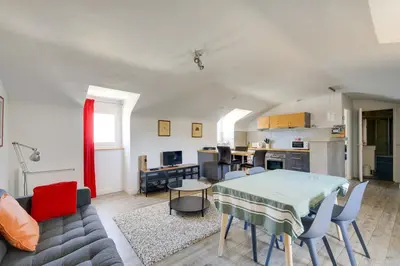 Cuisine ou kitchenette dans l'établissement Le Cœur d'Amboise