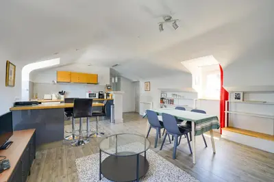 Cuisine ou kitchenette dans l'établissement Le Cœur d'Amboise