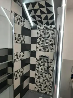 Salle de bains dans l'établissement Maison accueillante à Clermont-Créans, 70m² avec jardin