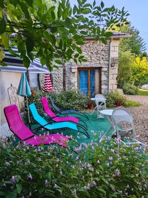 Jardin de l'établissement Gîte Madrelle