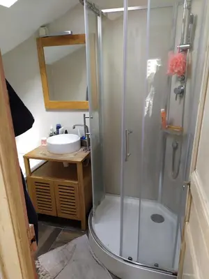 Salle de bains dans l'établissement Chambre chez l'habitant