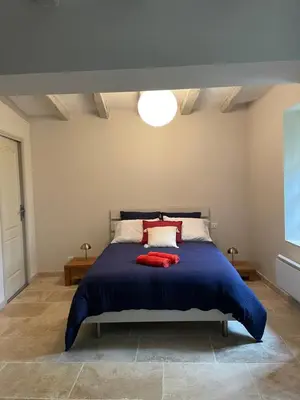Un ou plusieurs lits dans un hébergement de l'établissement Gîte au cœur de la vallée de la Loire