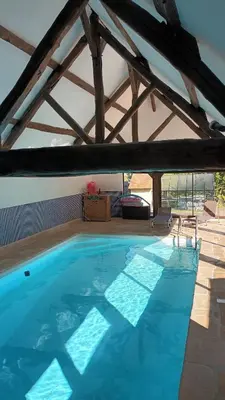 Piscine de l'établissement Les 2 Ginkgos à 5 minutes de Beauval ou située à proximité