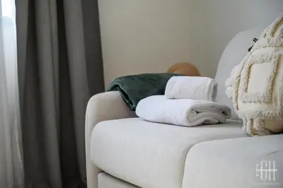 Un ou plusieurs lits dans un hébergement de l'établissement Studio Cosy - 100m Gare de Tours - Idéal