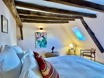 Un ou plusieurs lits dans un hébergement de l'établissement Auberge Radieuse