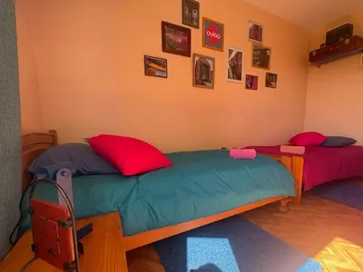 Coin salon dans l'établissement Chez Micheline et Gilbert