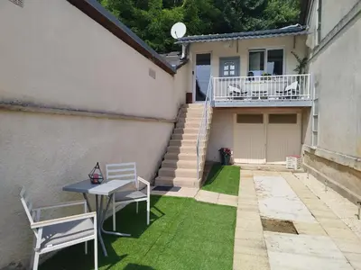 Balcon ou terrasse dans l'établissement Aubocoteau