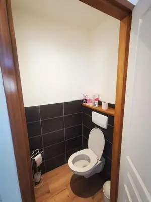 Salle de bains dans l'établissement Appartement au bord de la Vienne