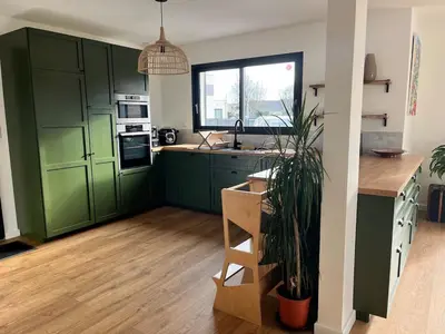 Cuisine ou kitchenette dans l'établissement Maison 3 chambres