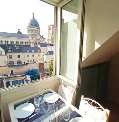 Plan de l'établissement Le Basilic - T2 - Centre-ville - Cosy - Wifi - Tv