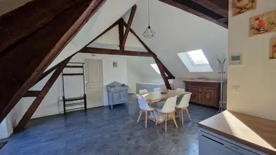 Cuisine ou kitchenette dans l'établissement Maison au coeur des Châteaux de la Loire