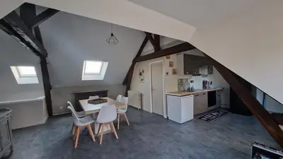 Cuisine ou kitchenette dans l'établissement Maison au coeur des Châteaux de la Loire