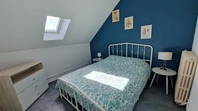 Un ou plusieurs lits dans un hébergement de l'établissement Maison au coeur des Châteaux de la Loire