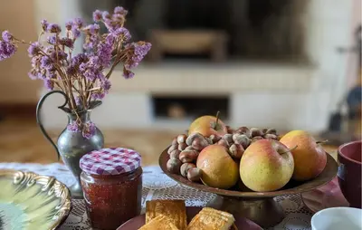 Nourriture dans la maison de vacances ou à proximité