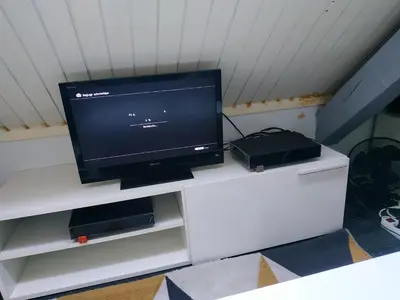 Télévision ou salle de divertissement dans l'établissement Gare pleinitude