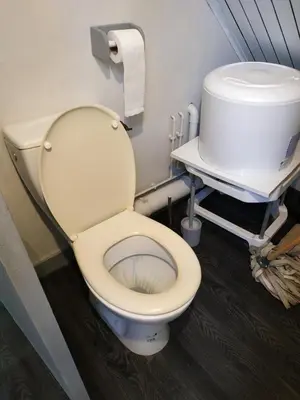 Salle de bains dans l'établissement Gare pleinitude