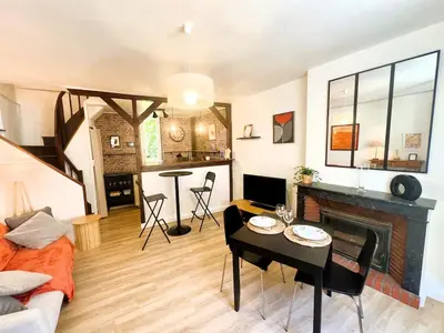 Coin salon dans l'établissement Le clos des écureuils