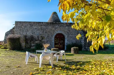 Jardin de l'établissement Domaine des Moulins de Montreuil