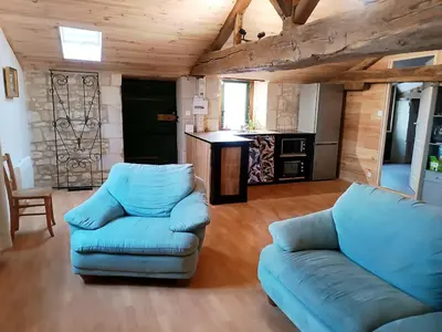 Coin salon dans l'établissement Appartement, centre ville, 2 chambres, 6 pers