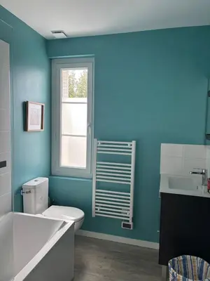 Salle de bains dans l'établissement La Terasse de Tours