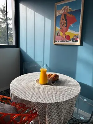 Coin salon dans l'établissement La Terasse de Tours