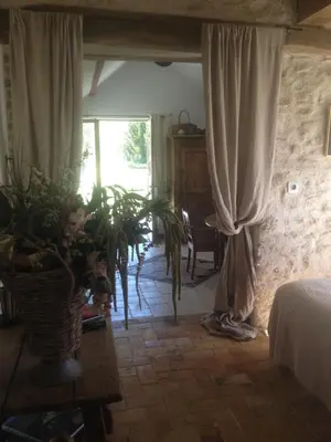 Coin salon dans l'établissement Hôte Sainte Marie