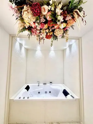 Salle de bains dans l'établissement Les Eclats d'Amour