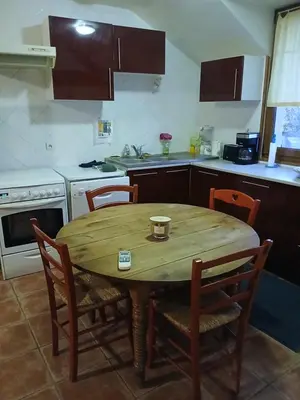 Cuisine ou kitchenette dans l'établissement Appartement Cosy