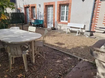 Plan de l'établissement Gite chez Matos maison entière avec 3 chambres et grande cour pour animaux admis