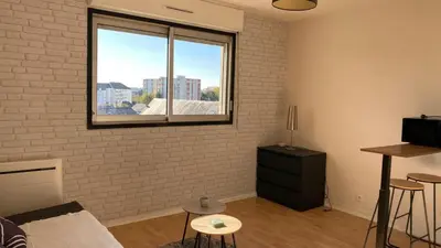 Télévision ou salle de divertissement dans l'établissement Studio Bord Loire