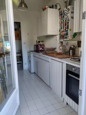 Cuisine ou kitchenette dans l'établissement Cosy Coty