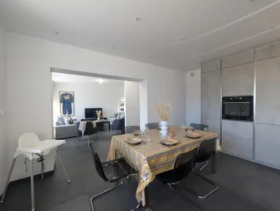 Cuisine ou kitchenette dans l'établissement La Maison des Vergers