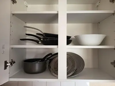 Cuisine ou kitchenette dans l'établissement Grand Studio 4 couchages proche Université et CHU