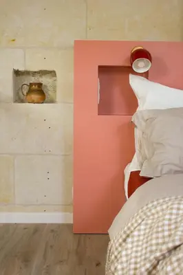 Un ou plusieurs lits dans un hébergement de l'établissement La Bûcherie - Appartement classé 3 étoiles entre le Zoopark de Beauval et Chenonceau