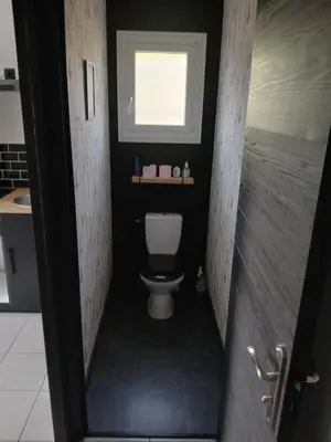 Salle de bains dans l'établissement Studio indépendant