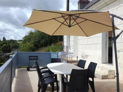 Balcon ou terrasse dans l'établissement Ma Maison Vigneronne