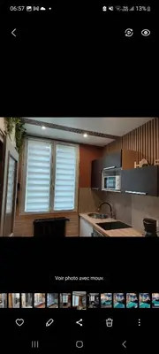 Cuisine ou kitchenette dans l'établissement Studio