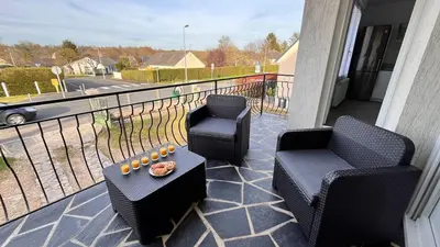 Balcon ou terrasse dans l'établissement L'Eclat des Montils - Amboise - 6 people