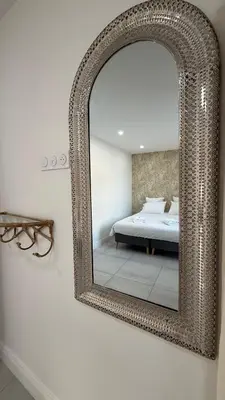 Un ou plusieurs lits dans un hébergement de l'établissement Le Cosy Gîte de Blois - Terrasse privée - 6 pers