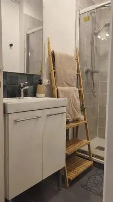 Salle de bains dans l'établissement Le 10 du NC - Appartement cosy