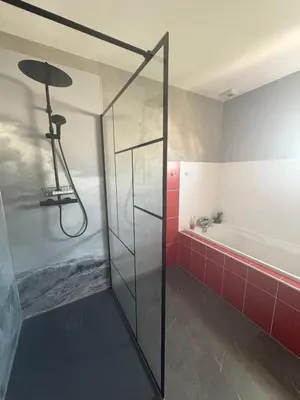 Salle de bains dans l'établissement Chambre chez l'habitant