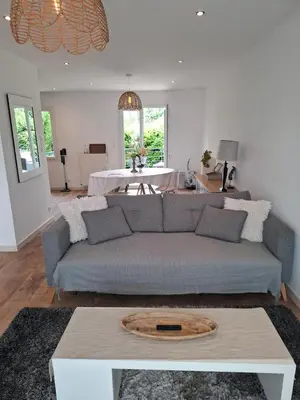 Coin salon dans l'établissement Ker'mima in Antoigné Châtellerault
