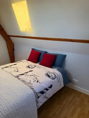 Un ou plusieurs lits dans un hébergement de l'établissement Grande Maison élégante à Vendome