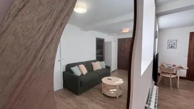 Coin salon dans l'établissement Studio Le Ptit Détour - Classé 2 étoiles - Proche de la gare de Blois à 2h de Paris