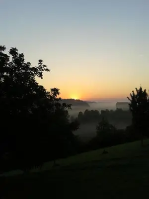 Paysage naturel près de la maison de vacances